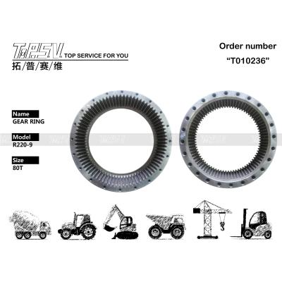 China R220-9 80T Excavator Travel Steel Gear Ring 39Q6-42110 For Rotating for sale