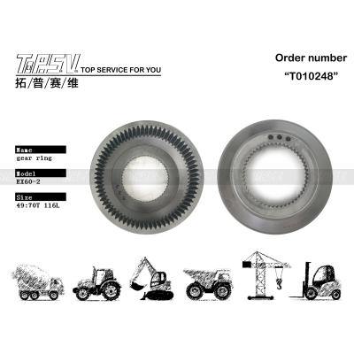 China High Efficiency Excavator Spare Parts EX60-2 Travel Gear Ring 2031521 for sale