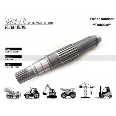 China XKAH-00410 Durability and Heat Treated Wear Resistant GM35VA Excavator Drive Motor Shaft for sale