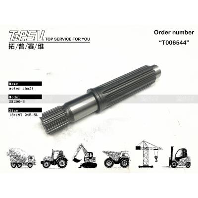 China Wear Resistant SK210-8 Excavator Travel Hydraulic Motor Shaft for Excavator YN15V00037S102 for sale