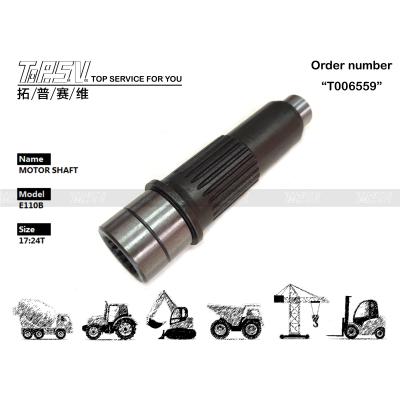 China 107-6556 Travel Hydraulic Motor Shafts for Excavators E315 Heat Treatment for sale