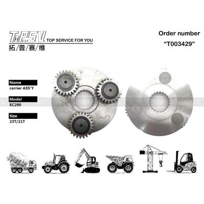 China SA7118-38400 Hydraulic Motor Drive Heavy Duty EC290 Excavator Swing 1 Stage Carrier ASSY for Energy Mining Applications for sale
