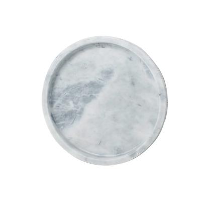 China Home.Restaurant.Bar.Hotel.Wedding. Markets Promotion MINGCAN Super High Quality Round Marble Jewelry Tray Without Handle for sale