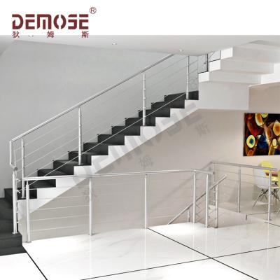 China Hot-selling Modern Brushed Stainless Steel Railings Customize Handrails for sale