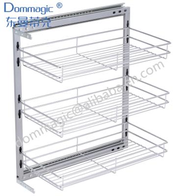 China Dommagic Kitchen Cabinets Side 3-Tier Pull-Down Basket D35591 for sale