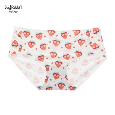 China SIX Women's Cotton Seamless Colorful Underwear Panties Breathable RABBIT Lingerie Seamless Panties for sale