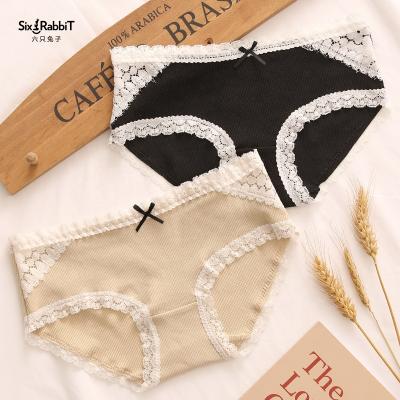 China SIX BUNNY Panties Young Girls Cotton Panties Breathable Fashionable Teen Underwear for sale