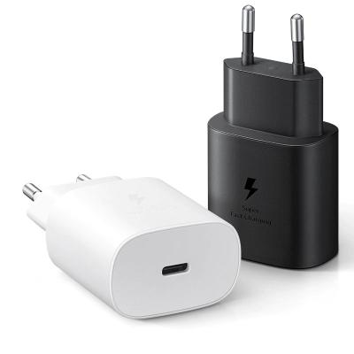 China Moblie Phone Charging 2022 Portable Travel Charger US/EU Palladium Type-C 25W Wall Plug Adapter TA800 Fast Charging Charger For Note10 S9 S10 S20 for sale