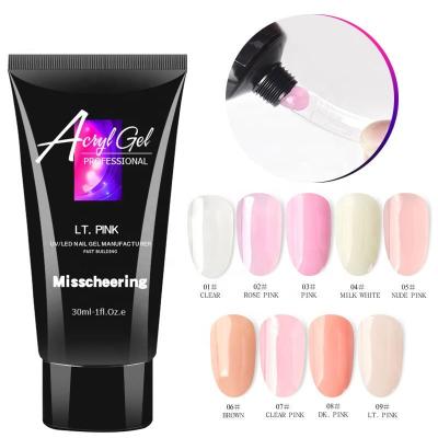 China Poly Builder Nail Extension Professional Acrylic UV Gel Nail Extension Nail Salon Nail Gel for sale