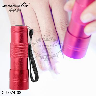 China Handheld Nail Lamp Mini UV/LED Nail Curing Flashlight Curing Lamp Dryer with Silicone Head Nails Art Presser Light Flashlight for Manicure for sale