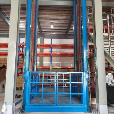 China Residential Advance Cargo Lift Hotels Hydraulic Warehouse Elevator Stationary Rail Freight Elevator for sale