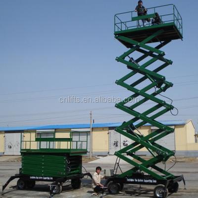 China 18m height scissors lift 2080*1220mm for sale