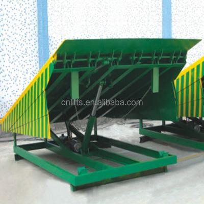 China 2000x2000mm Large Warehouse Ramp Fit Height Truck Stationary Loading Ramp for sale