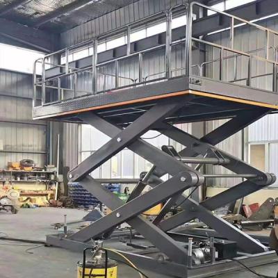 China Hotels Hydraulic Scissor Lift for Warehouse Goods Loading for sale