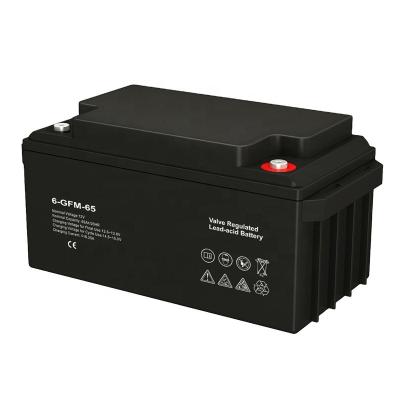 China toys 12V 65AH deep cycle lead acid battery with solar battery installation cheap price for sale