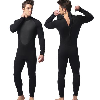 China Breathable Neoprene Back Zipper Wetsuits 3mm Full Sleeve Long Sleeve Wetsuit For Wetsuit Snorkeling Surfing Diving One Piece For Men for sale