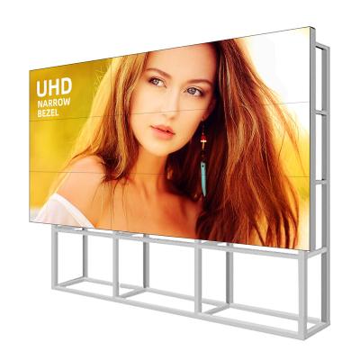 China 55 Inch Indoor Floor Standing 1.8 Mm Advertising LCD Video Wall Display Screen for sale