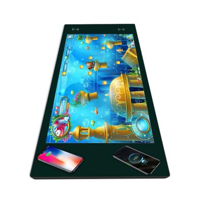 China Advertising TV Display Screen 43 49 55 65 Inch Touch Screen Living Room Side Table Smart Coffee Table Charging Smart Table for sale