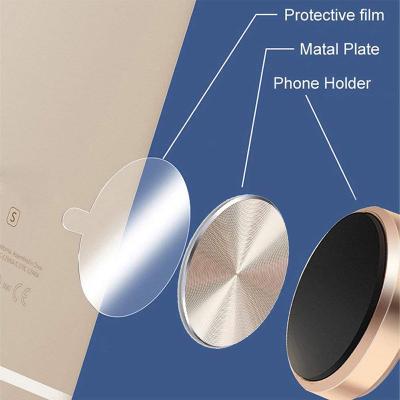 China Metal Plate for Magnetic Car Phone Holder Magnetic Metal Plate for Phone Iron Sheet Magnet Sticky Disc Strong Adsorption Mobile Phone Holder for sale