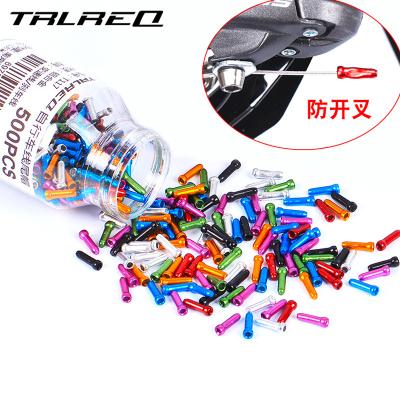 China TRLREQ Cable End Cover Bike Brake Clutch Derailleur Cable End Cap Cover Aluminum Alloy Bicycle Brake Shift Cable Cover Black Green 30pcs for sale