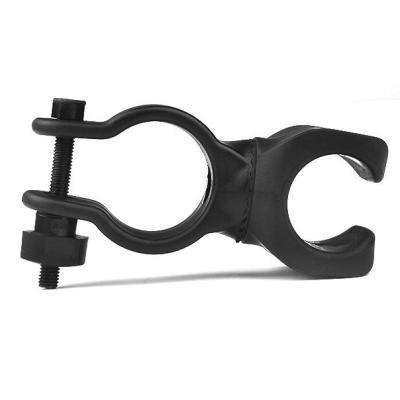 China 2015 Hot New Universal Universal Bicycle Bike Mount Bracket Clip Clamp Black Rubber Rotatable For Led Torc Torc Lamp Light Flashlight for sale