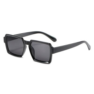 China Fashion Square Sunglasses Men's Smart Colorful Transparent Women's Retro Sunglasses Square Sunglasses for sale