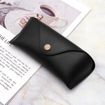 China Modern Portable PU Leather Sunglasses Carrying Case Glasses Case Pouch Protective for sale