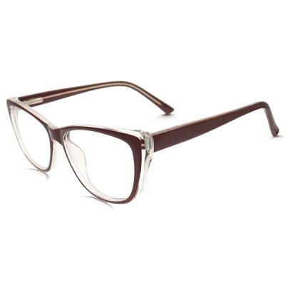 China Cat Eye Black Color Small PC Optical Frames Optical Frames For Women for sale