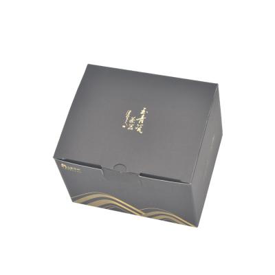 China Recyclable Hot Sale DIY Paper Gift Box Black Jewelry Packaging Cardboard Packaging for sale