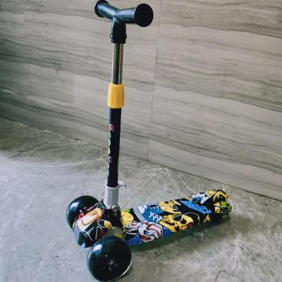 China New Model Kids Scooter Cheap Promotion Baby Toy Children Play Scooter Hot Sale Foldable Kick Scooter Adjustable Height With Led for sale