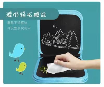 China Kids Colorful Educational Sketchbook Drawing Erasable Magnetic Drawing Board for Kids Watercolors for sale