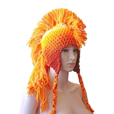 China Hot Selling E-commerce Sales Party Holiday Kill Matt Tassel Knight Hat Cosplay Handwoven Props New for sale