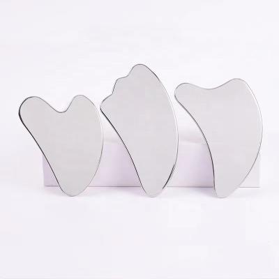 China Luxury Private Label Real Gua Sha Stainless Steel Set New Gua Sha Massage Body Gua Sha Stainless Steel for sale