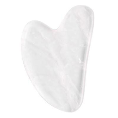 China 2020 Hot Selling Crystal Gua Sha Natural Quartz Gua Sha Massage Clear Gua Sha Massage Clear Board Slimming 2020 for sale