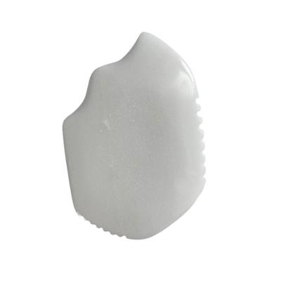 China High Quality Stone White Jade Gua Sha White Gua Sha Face Lift Custom Masssager Facial Tool White Gua Sha for sale