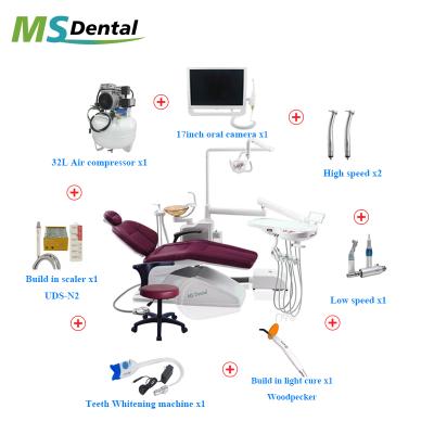 China Dental Chair Whole Complete Metal Set Cheap Prices for sale