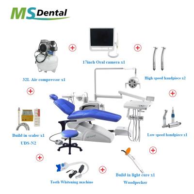 China Complete Metal Whole Set Dental Chair Dentist Chairs On Sale for sale