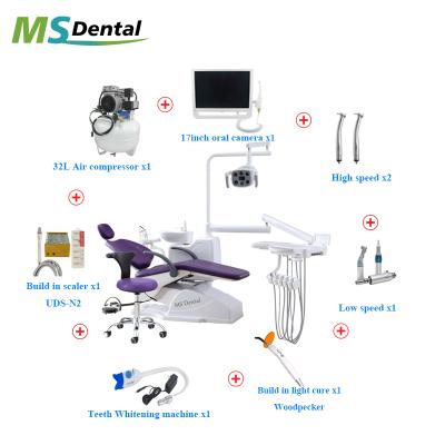 China Complete Metal Whole Set Dental Chair Dentist Chairs On Sale for sale