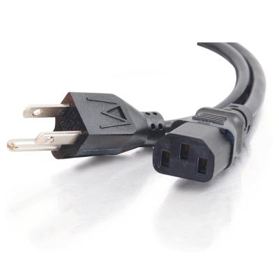 China Free Sample COMPUTER America USA AC Power Cord 3pin Standard NEMA 5-15P Us Plug 3 Pin Power Cable For Computer for sale