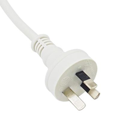 China Computer SAA RCM 10A 15A Approval Australia Plug With PVC Cable AC Rubber Lead For Home Appliance for sale