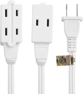 China North American Home Appliance Amazon Selling Best Wire Polarized SPT-2 Male To Mexico Female Indoor Extension Cord for sale