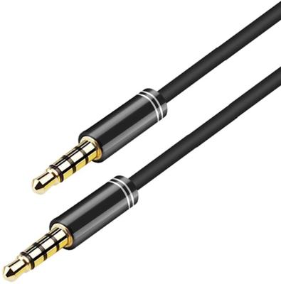 China Car 3.5mm male to aux cord. 4 Pole Male Audio Stereo Aux Cable Cable For Headphones PS4 Smartphone for sale