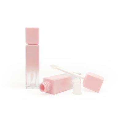 China For Lip Gloss Concealer Pencil Square Container Liquid Clear Empty Lip Gloss Tube Container for sale