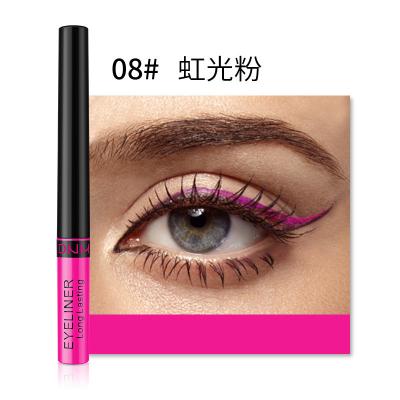 China 8 Colors Waterproof Colorful Long Lasting Liquid Glitter Waterproof Eyeliner for sale