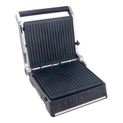 China Best Price Panini Press Sandwich Maker Price Commercial Electric BBQ Grill Easily Cleaned Smokeless Electric Grill for sale