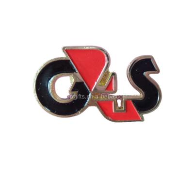 China Hot Selling Customized Metal Soft Enamel Cut Shaped Company Logo Design Metal Badges for sale