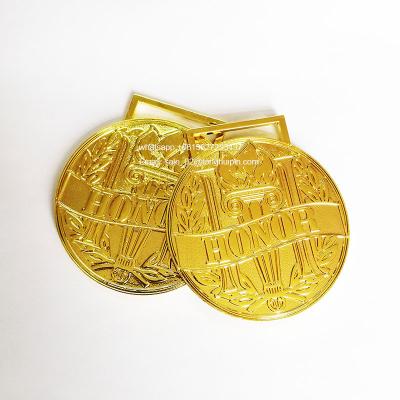 China Worldwide First Place Souvenir Awards Gold Medals Sports Championship Medallion of Honor Cheap Price for sale