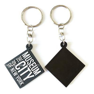 China Rubber/Soft PVC Promotional Gift! ! Factory Custom Soft PVC Silicone Keychains With Personalized Logo for sale