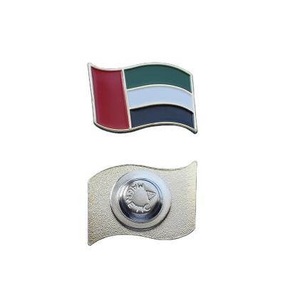 China UAE World Metal Lapel Magnetic Pin For UAE Flag National Day Gifts for sale