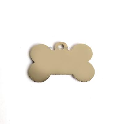 China Europe Dog Cat Id Tags Bone Shape Double Sided Blank Pet Tag Personalized Diy Pet Name Tag for sale